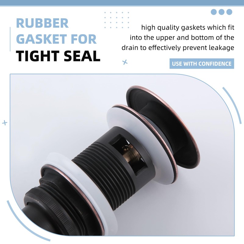 Angle Simple Bathroom Sink Drain with Overflow, Brass Pop Up