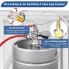 Dbgogo All Stainless Steel A Type Keg Coupler German Slider