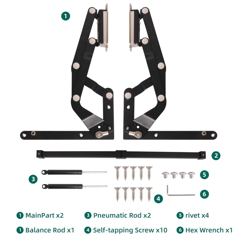 Vertical Lift Hinge, Vertical Swing Lift Pneumatic Arm Kitchen Mechanical