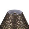 Aspen Creative 32083, Hardback Empire Transitional Spider Brown Lamp Shade,