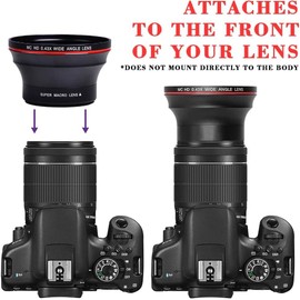 58MM OPTURA HD OPTICS Lenses Kit Included Wide Angle Lens+ HD Fisheye Lens+ 2.2X Telephoto Lens for Canon TS-E 90mm f/2.8 Tilt-Shift Lens