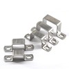 Zerniple 8pcs 35mm x 35mm Square 304 Stainless Steel U