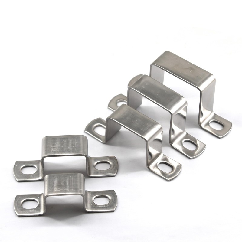 Zerniple 8pcs 35mm x 35mm Square 304 Stainless Steel U