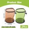 2 PCS Golf Ball Bag, Golf Ball Storage Bags with