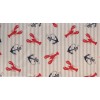 Elrene Home Fashions Lobsters & Anchors on Stripes Vinyl Tablecloth
