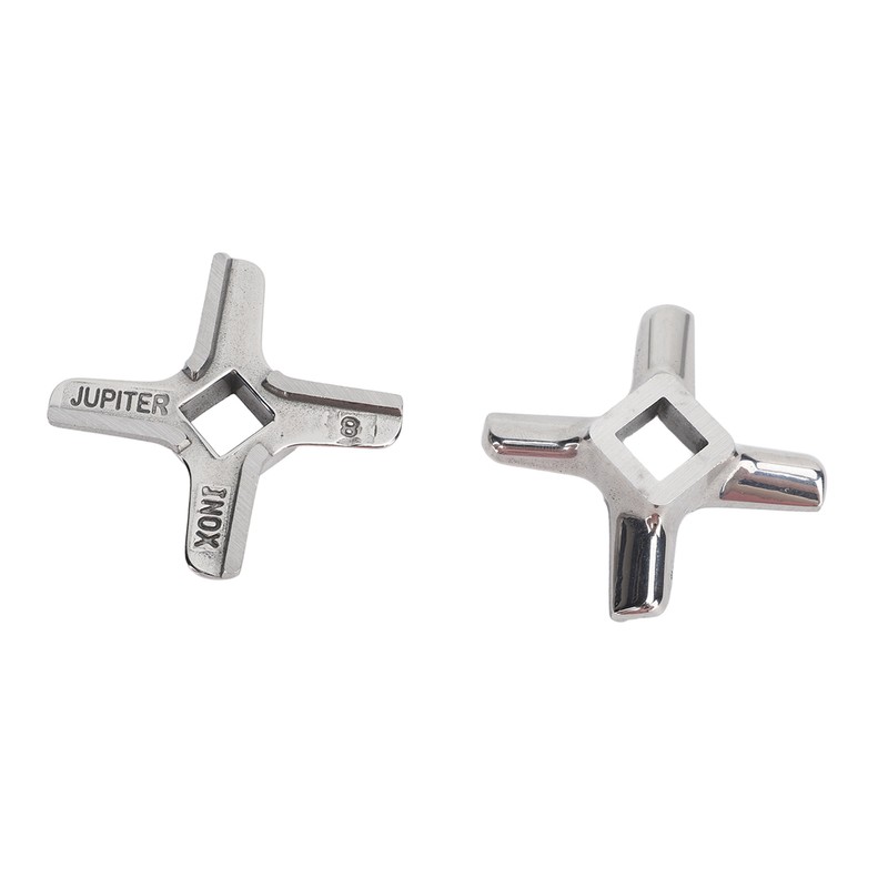 2PCS Meat Grinder Blade Knife Cutter Stainless Steel Easy Replacement