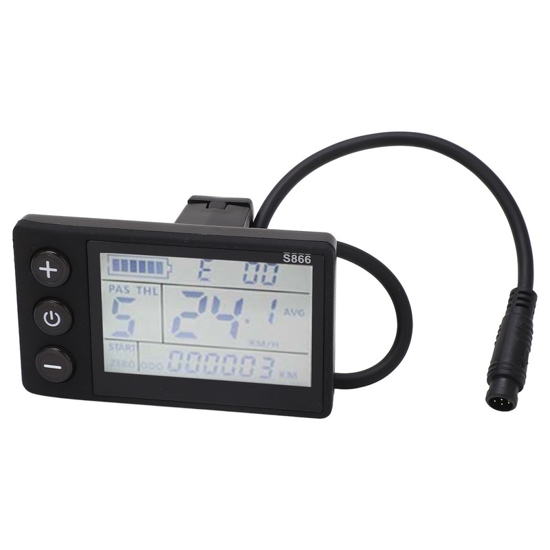 Electric Scooter Conversion LCD Display with 6P Waterproof Connector Mountain