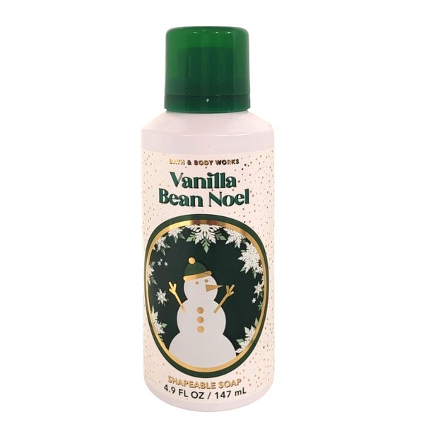 Bath and Body Vanilla Bean Noel Shapable Soap with Rosebud