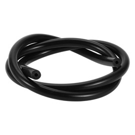 Hihaha Silicone Vacuum Tubing Hose Automotive Vacuum Line for Toyota High Temperature 3.3FT 3/16" 4mm ID 3.5mm Thickness 1 Pc Black