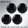 INUBOXES 63mm=2.5 inches-Slash Wheel Center Cap Covers Hub Cap Emblem
