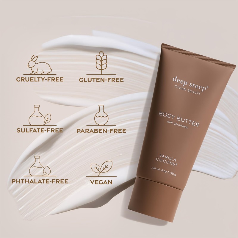 Deep Steep Body Butter, 6 oz – Rich Moisturizer with