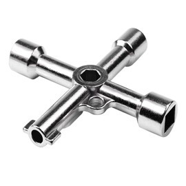 10,16 cm 1 triángulo de aleación/llave cruz Universal cuadrado triángulo para elevar el gabinete eléctrico válvula de tren
