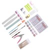 Nail Manicure Set Glitter Powder Nail Tips Brush Nail Art