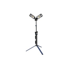 NextLED 5000 Lumen Rechargeable LED Tripod (Battery Included) AC/DC Portable Work Light with Heavy Duty Collapsible Stand, 4000/6500K Dual Color, 3 Brightness, Detachable Head with Magnetic Base