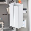 Wowfill Magnetic Tissue Case, Paper Holder, Separate, Width Adjustable, One-Handed,