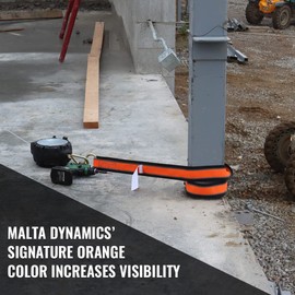 Malta Dynamics 4' Cross Arm Fall Protection Safety Strap, OSHA/ANSI Compliant - D-Ring, Beamer, I-Beam & H-Beam Anchor