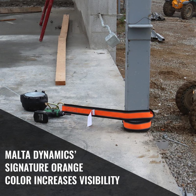 Malta Dynamics 4' Cross Arm Fall Protection Safety Strap, OSHA/ANSI
