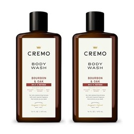 Cremo All Season Body Wash, Bourbon & Oak, 16 oz. 2-pack