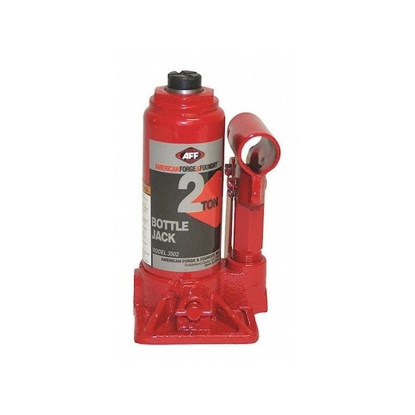 American Forge & Foundry 3502 Bottle Jack, 2 Ton, Manual