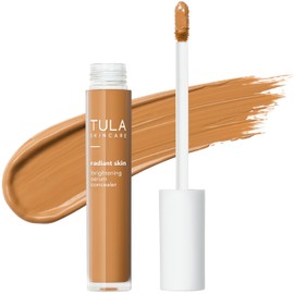 TULA Skin Care Radiant Skin Brightening Serum Concealer - Conceals Dark Circles & Discoloration, Longwearing & Crease-Resistant, Brightens the Appearance of Skin Over Time, Shade 145, 0.18 fl oz.