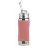 Pura Kiki Stainless Steel Kiddo Straw Bottle 325ml - Rose