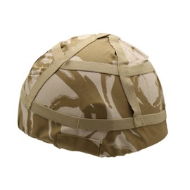 British Military Desert Camouflage DPM MK6 Helmet Cover Disruptive Pattern Material Tropical with Foliage Bands (Large)