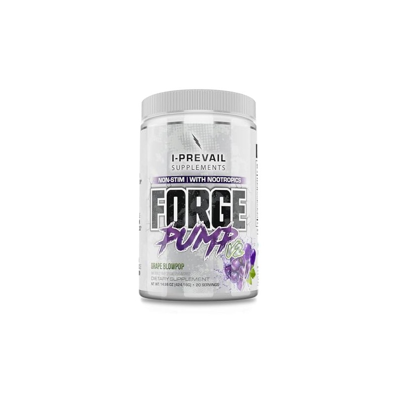 I-Prevail Supplements Forge Pump V2 Non-Stimulant Pre-Workout Nitric Oxide Boosting