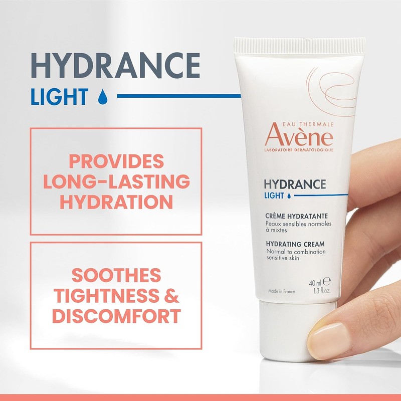 Eau Thermale Avene Hydrance LIGHT Hydrating Emulsion, Daily Face Moisturizer