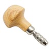Tiardey 3 Pcs Hand Chucks Wooden Handles, Pear Shape Handle,