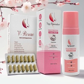 Boric Acid + Probiotic Suppositories – Relief from Infections, Odor, Itching & Burning – Supports Vaginal Health and Comfort Naturally