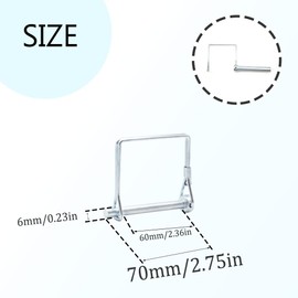 Hocansen 5 Pcs Square Shaft Locking Pin 6x70mm Square Pto Pin Heavy Duty Trailer Pins Lynch Pin Safety Coupler Pin Wire Pins for Farming (6x70mm/FX)