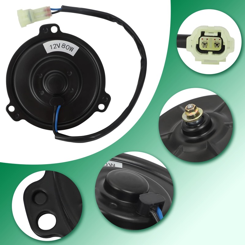 WIKIBB Electric Radiator Cooling Fan Motor Replacement for Honda Trx420Fe