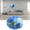 Earth Wall Clock Acrylic Silent Movement Accurate Cutting Stable Non