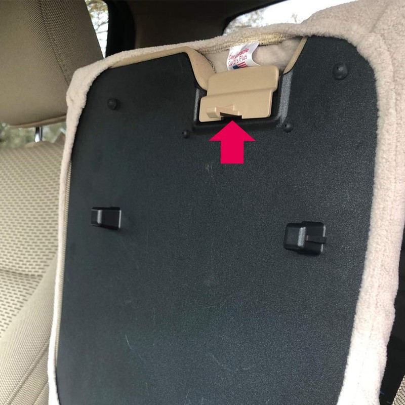 Gray Center Console Jump Seat Lid Latch Compatible for Ford