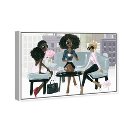 The Oliver Gal Artist Co. Drinks and Spirits Wall Art Framed Canvas Prints 'Cocktail O'Clock' Cocktails