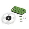 Chain and Sprocket fits Kawasaki KFX450R 2008-2010 Green O-Ring Chain