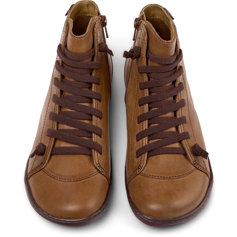 Camper Women's Peu Cami K400509 Ankle Boot, Brown 020