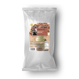 MOCAFE Low Sugar Mocha Powder, Instant ice blended coffee frappe powder, 3lb bulk bag