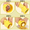 Effortless Plastic Corn Stripper - Durable Corn Cob Peeler with