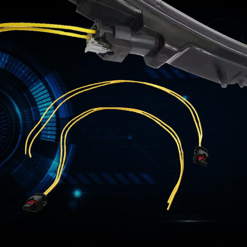 VANKUB 2 PCS Side Marker Light Pigtail Connector Wires for
