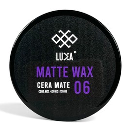 Luxa Cera Mate 06 para Cabello Hombre | Alta Fijación con Acabado 100% Mate | Textura Cremosa sin Residuos | Aroma Frutal Amaderado | 135 gr.