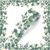 Tenceur Greenery Bulletin Board Border Decoration, 65 ft, Eucalyptus