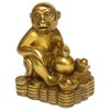 Zodiac Brass Monkey Statue Chinese Handmade Home Decor Collectibles Figurine