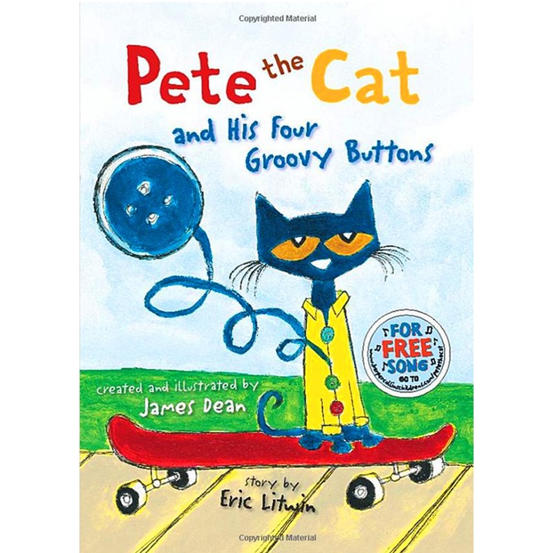 Pete the Cat and His Four Groovy Buttons Hand Puppet