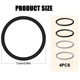 Lyreh 4pcs Patellar Tendon Support Straps, Silicone Patella Bands Fixed Leg Elastic Stabilizer Knee Brace Accessories for Basketball Running Sports Soccer Hiking Jumpers Volleyball (Black + Gray) | Lyreh