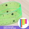 Bendy Ruler 30cm 20cm 15cm Long Flexible Shatterproof Folding Ruler