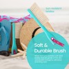 Vigar Beach Sand Remover Brush and Cloth Set, 29 cm
