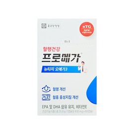 Jongkundang Health 종근당건강 프로메가 뉴티지 오메가3 430mg x 60캡슐 1개 - BNS Jongkundang Health Promega Nutige Omega-3 430mg x 60 Capsules 1 Item - BNS