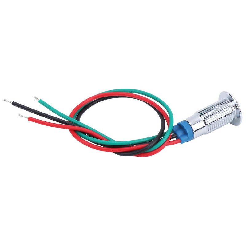 LED Indicator Light 8 mm 12V-24V Common Anode Pre-Wired LED