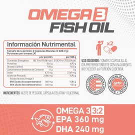 Forzagen Essentials Fish Oil 60 Caps | Omega 3 (epa/dha) Sabor Sin sabor